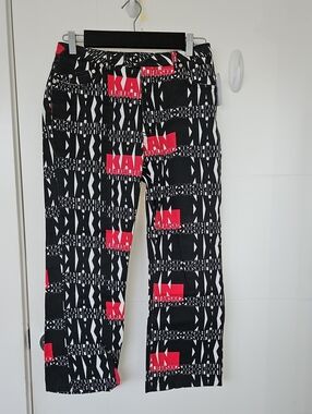 Karl Kani Black & Red Graphic Print Womens Jeans